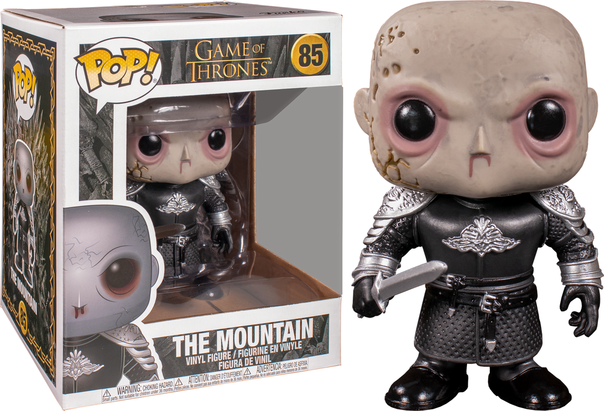 Funko Pop! Game of Thrones - The Mountain Unmasked 6" Super Sized #85 - The Amazing Collectables
