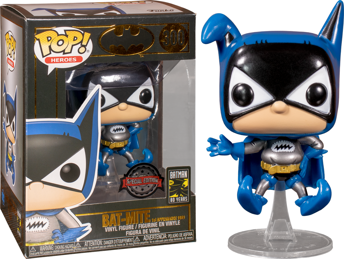 Funko Pop! Batman - Bat-Mite First Appearance 80th Anniversary Metallic #300 - The Amazing Collectables