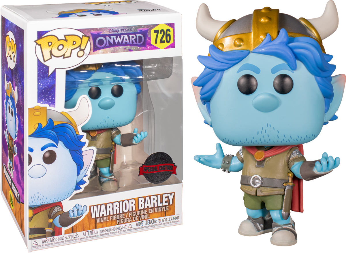 Funko Pop! Onward (2020) – Barley Lightfoot in Warrior Outfit #726 - The Amazing Collectables