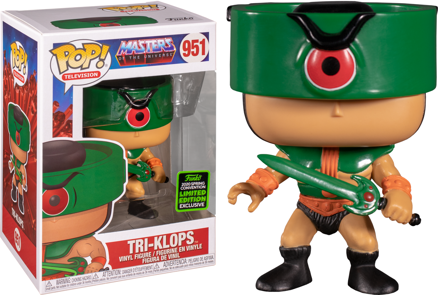 Funko Pop! Masters Of The Universe - Tri-Klops #951 (2020 Spring Convention Exclusive)