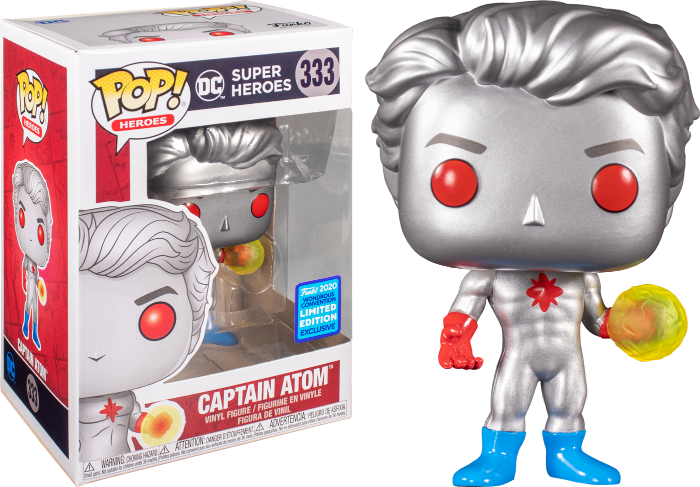 Funko Pop! Captain Atom - Captain Atom #333 (2020 Wondrous Convention Exclusive)