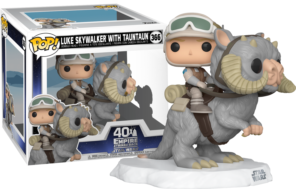 Funko Pop! Star Wars Episode V: The Empire Strikes Back - Luke Skywalker on Tauntaun Deluxe #366 - The Amazing Collectables