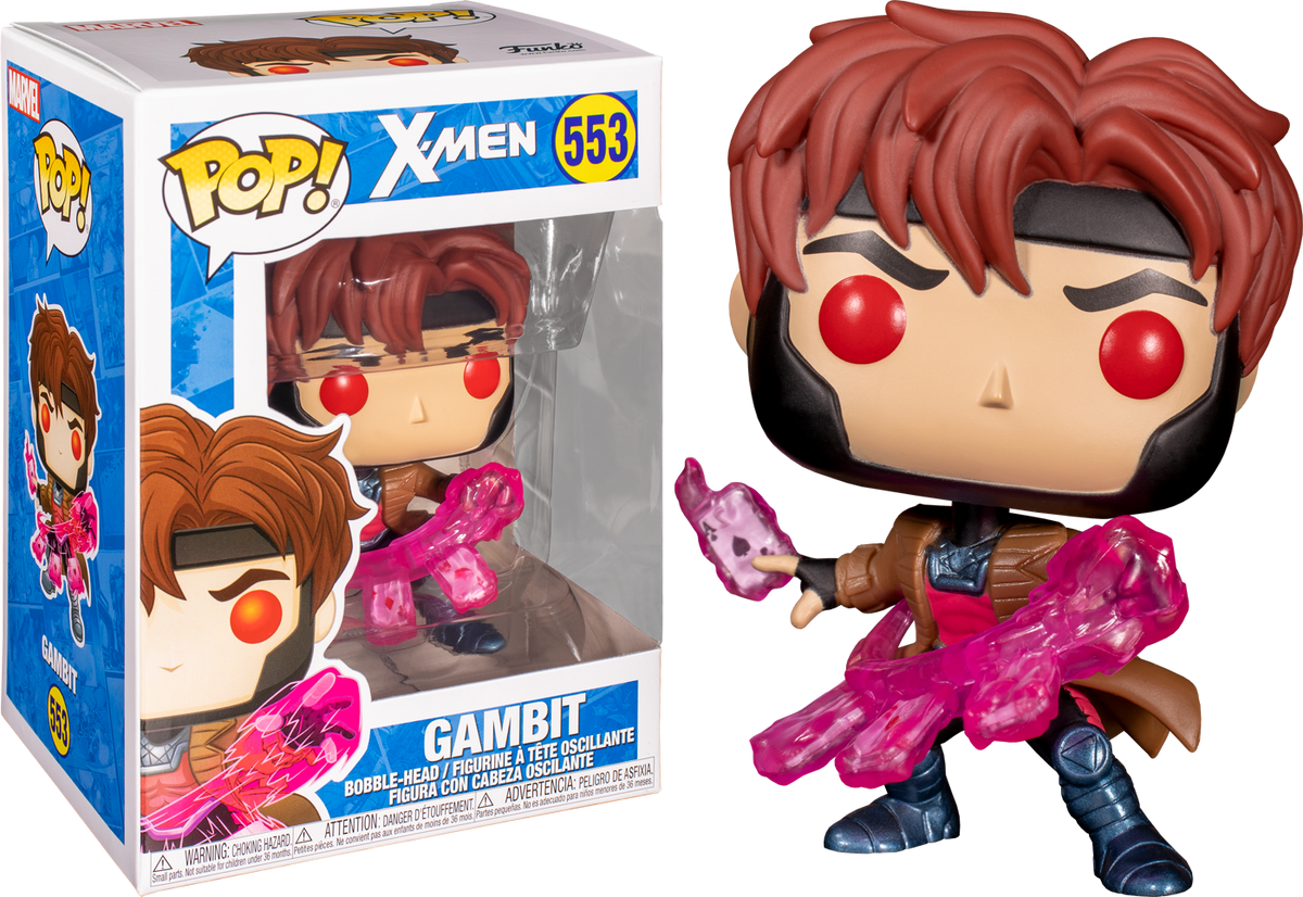 Funko Pop! X-Men - Gambit with Cards #553 - The Amazing Collectables