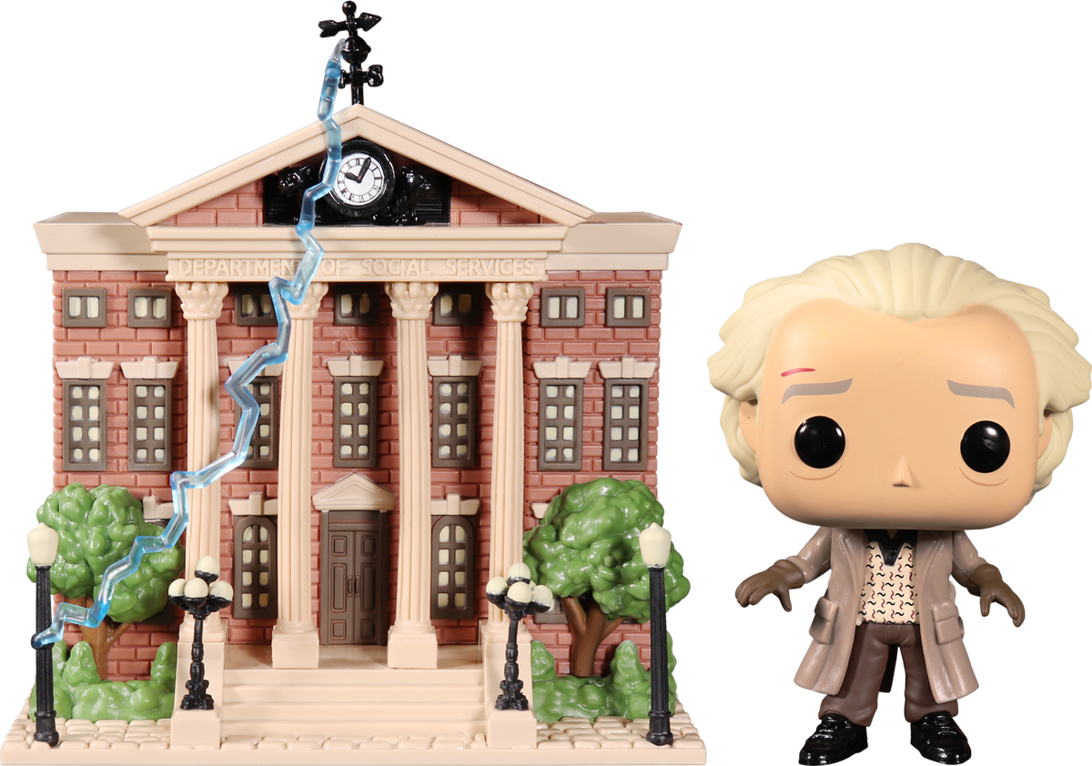 Funko Pop! Back To The Future - Dr. Emmett Brown with Clock Tower #15 - The Amazing Collectables
