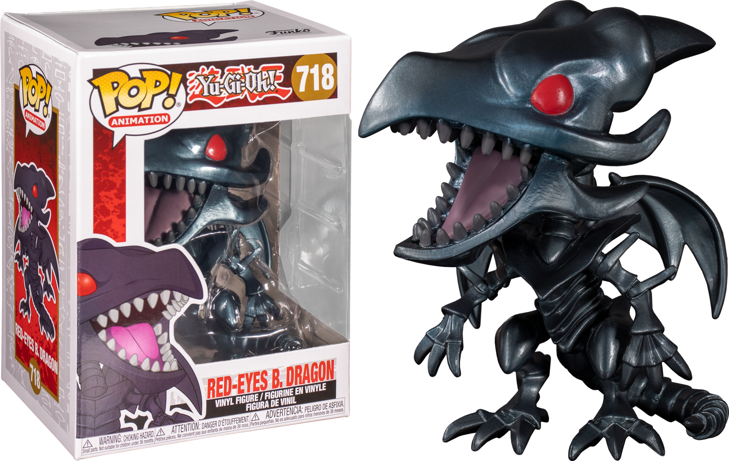 Funko Pop! Yu-Gi-Oh! - Red Eyes Black Dragon #718