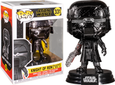 Funko Pop! Star Wars Episode IX: The Rise Of Skywalker - Knight Of Ren with Blaster Hematite Chrome #331 - The Amazing Collectables