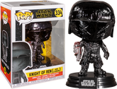 Funko Pop! Star Wars Episode IX: The Rise Of Skywalker - Knight Of Ren with Cannon Hematite Chrome #334 - The Amazing Collectables