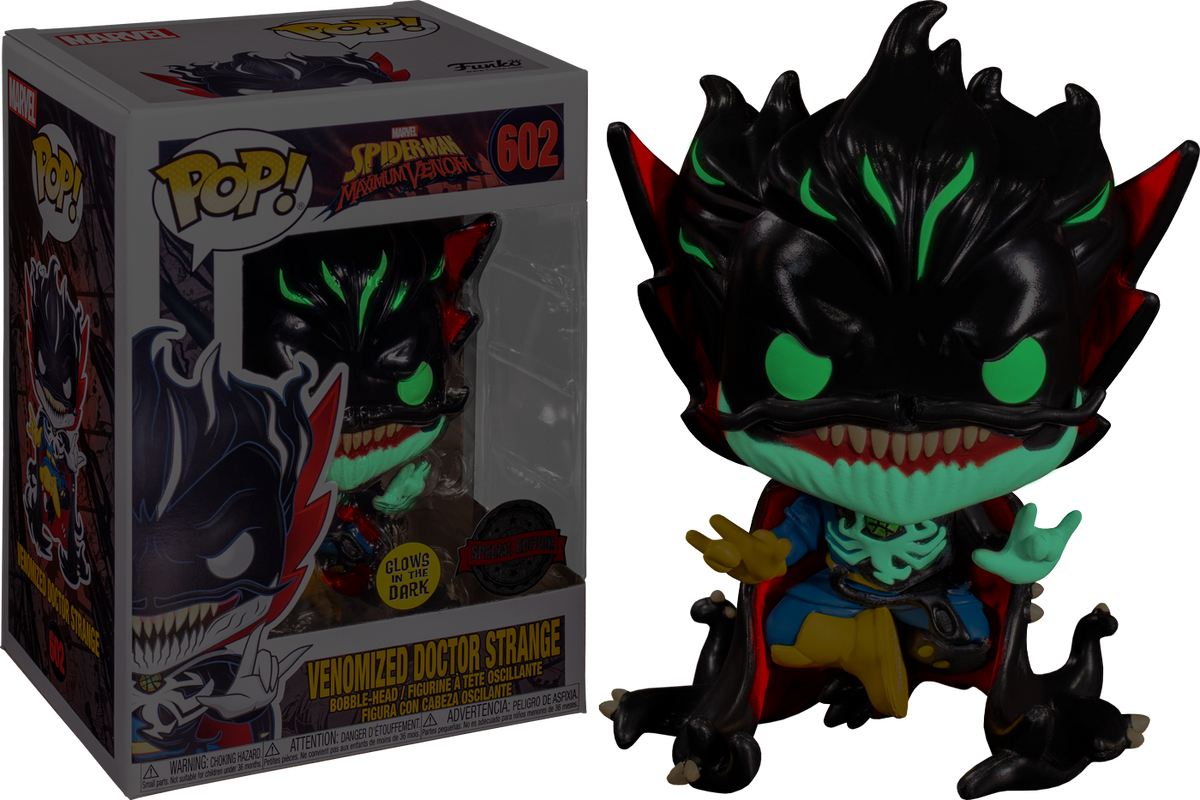 Funko Pop! Spider-Man: Maximum Venom - Doctor Strange Glow in the Dark #602 - The Amazing Collectables