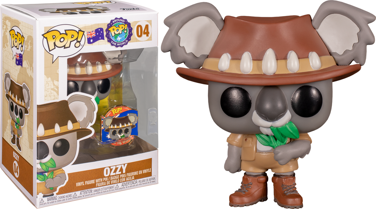 Funko Pop! Around the World - Ozzy the Koala with Collector Pin Australia #04 - The Amazing Collectables