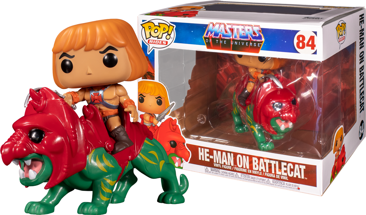 Funko Pop! Masters of the Universe - He-Man on Battle Cat #84 - The Amazing Collectables
