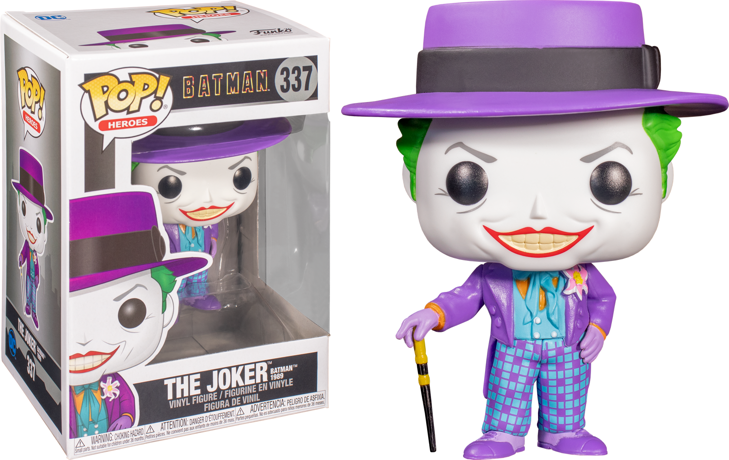 Funko Pop! Batman (1989) - The Joker #337 - Chase Chance