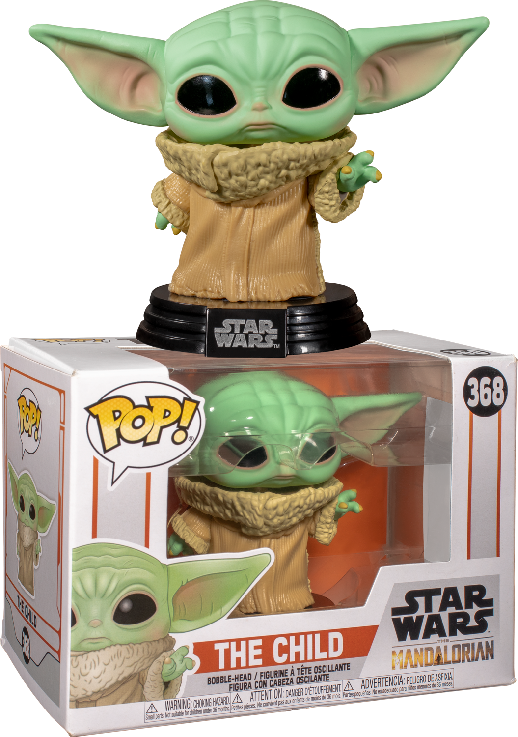 Funko Pop Star Wars: Baby Yoda El Mandaloriano #368