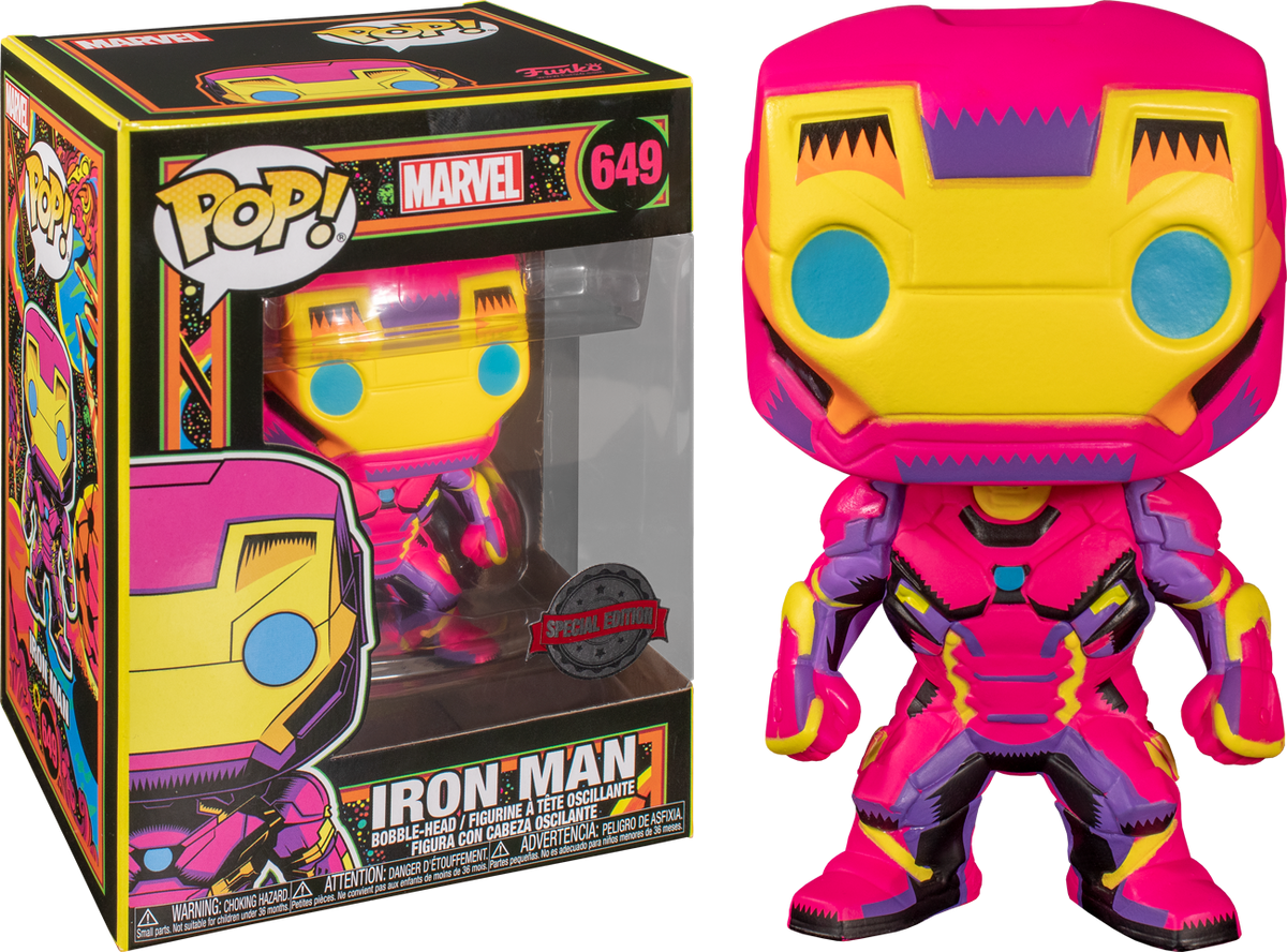 Funko Pop! Marvel: Blacklight - Iron Man #649 - The Amazing Collectables