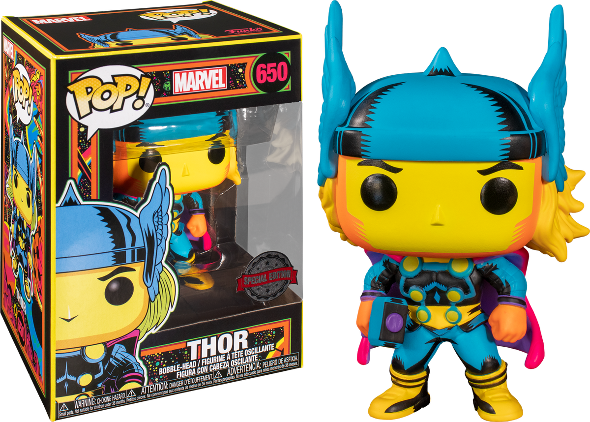 Funko Pop! Marvel: Blacklight Thor #650 - Main Image