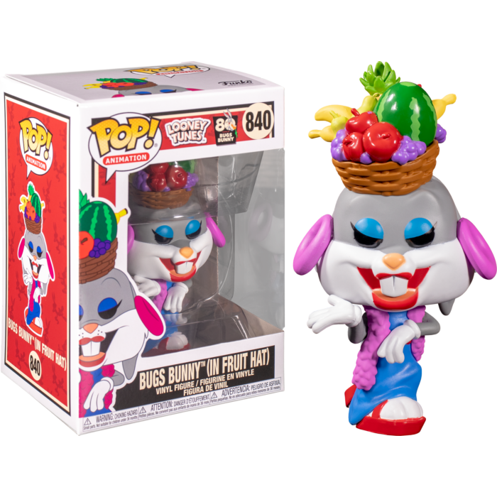 Funko Pop! Looney Tunes - Bugs Bunny with Fruit Hat 80th Anniversary #840