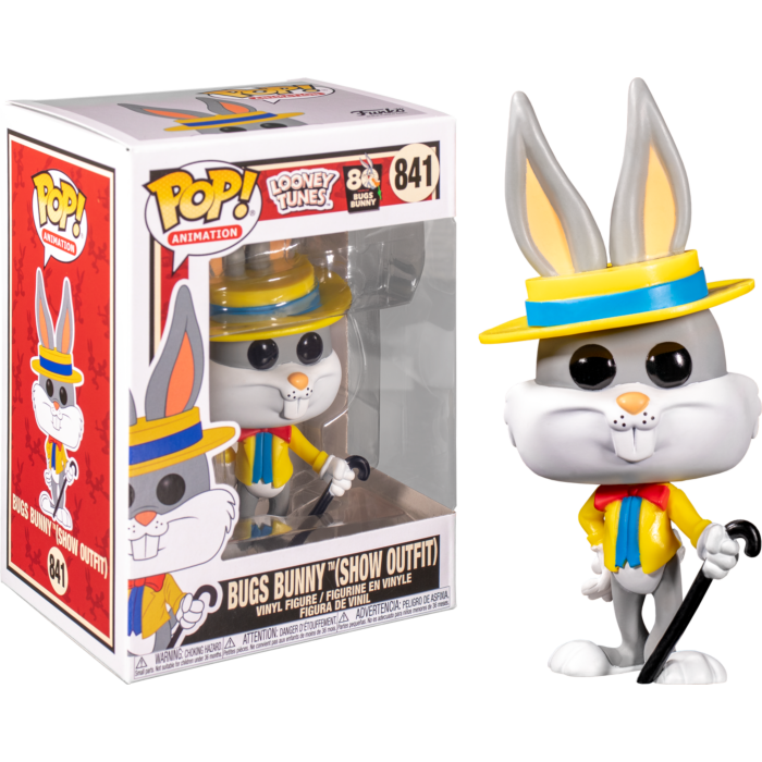 Funko Pop! Looney Tunes - Bugs Bunny in Show Outfit 80th Anniversary #841 - The Amazing Collectables