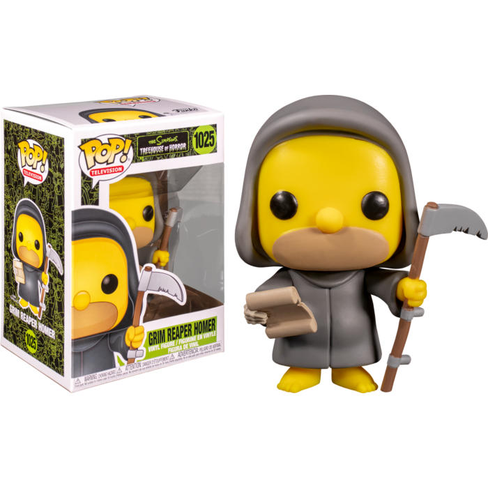 Funko Pop! The Simpsons - Grim Reaper Homer #1025 - The Amazing Collectables