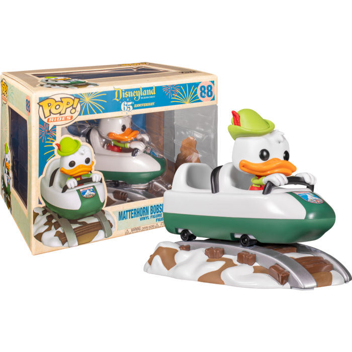 Funko Pop! Rides - Disneyland: 65th Anniversary - Donald Duck with Matterhorn Bobsleds Attraction #88 - The Amazing Collectables