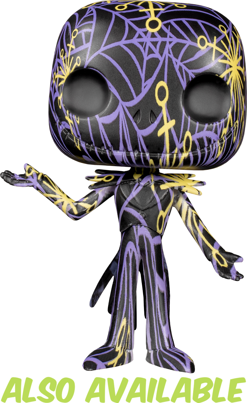 Funko Pop!  The Nightmare Before Christmas - Jack Skellington Purple Artist's Series with Pop! Protector #05 - The Amazing Collectables