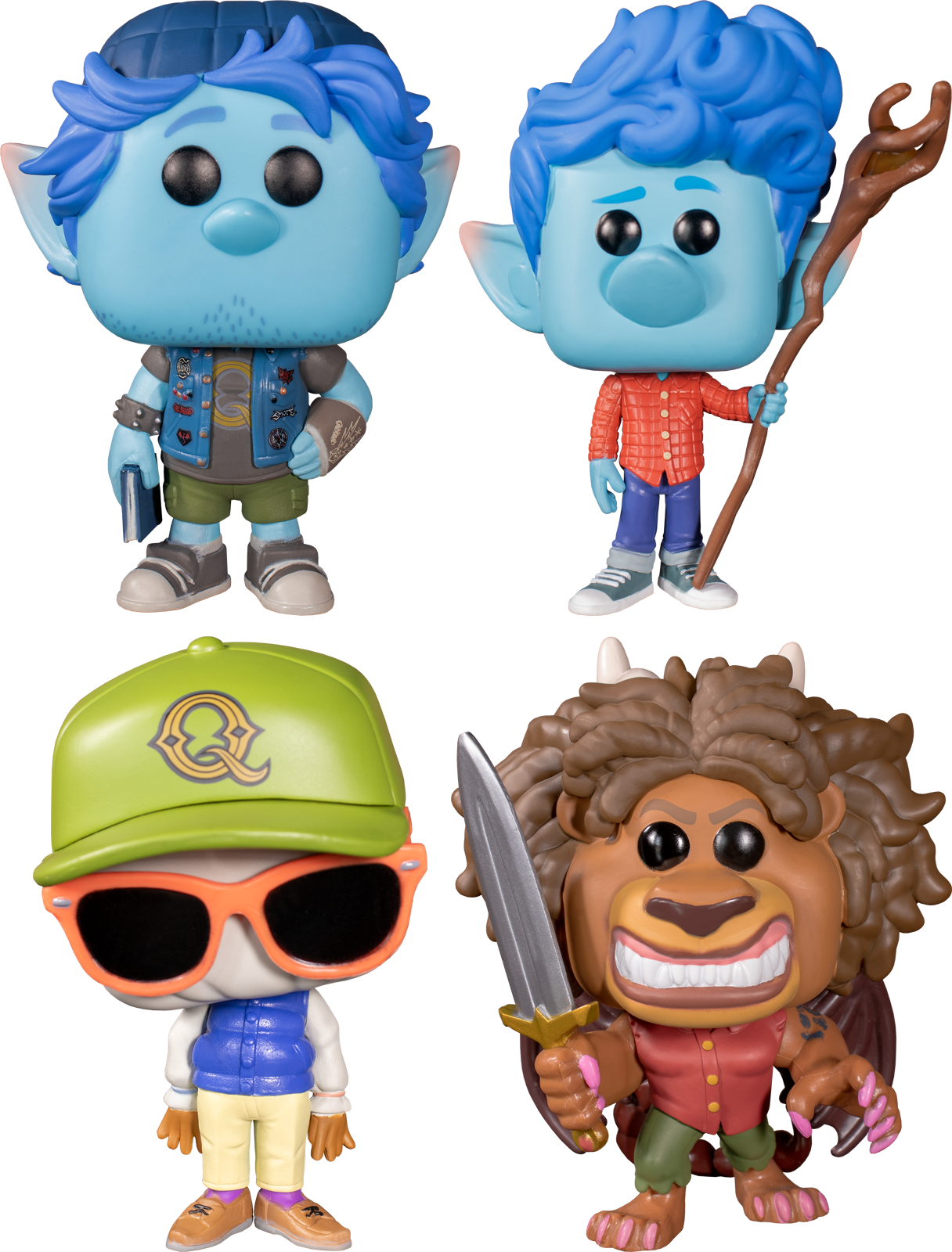 Funko Pop! Onward (2020) - They’re Blue Da Ba Dee - Bundle (Set of 4) - The Amazing Collectables