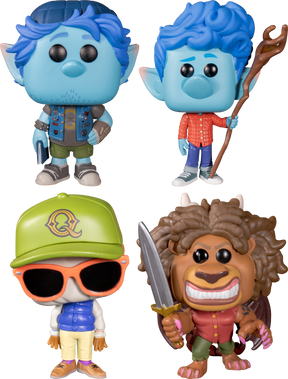 Funko Pop! Onward (2020) - They’re Blue Da Ba Dee - Bundle (Set of 4) - The Amazing Collectables