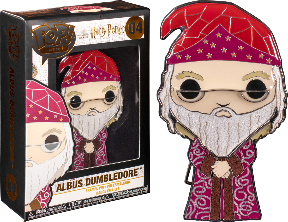 Funko Pop! Harry Potter - Albus Dumbledore 4” Enamel Pin #04 - The Amazing Collectables