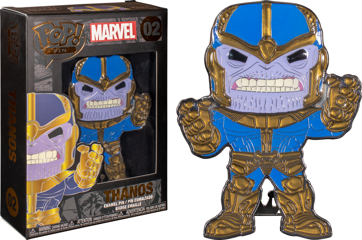 Funko Pop! The Avengers - Thanos 4” Enamel Pin #02 - The Amazing Collectables