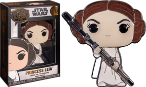 Funko Pop! Star Wars - Princess Leia 4" Enamel Pin #01