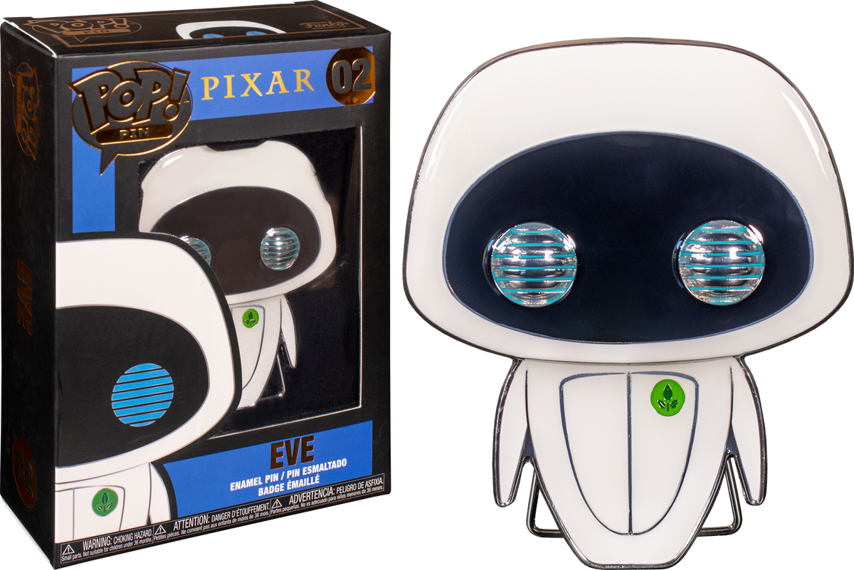 Funko Pop! WALL-E- EVE 4” Enamel Pin #02 - The Amazing Collectables