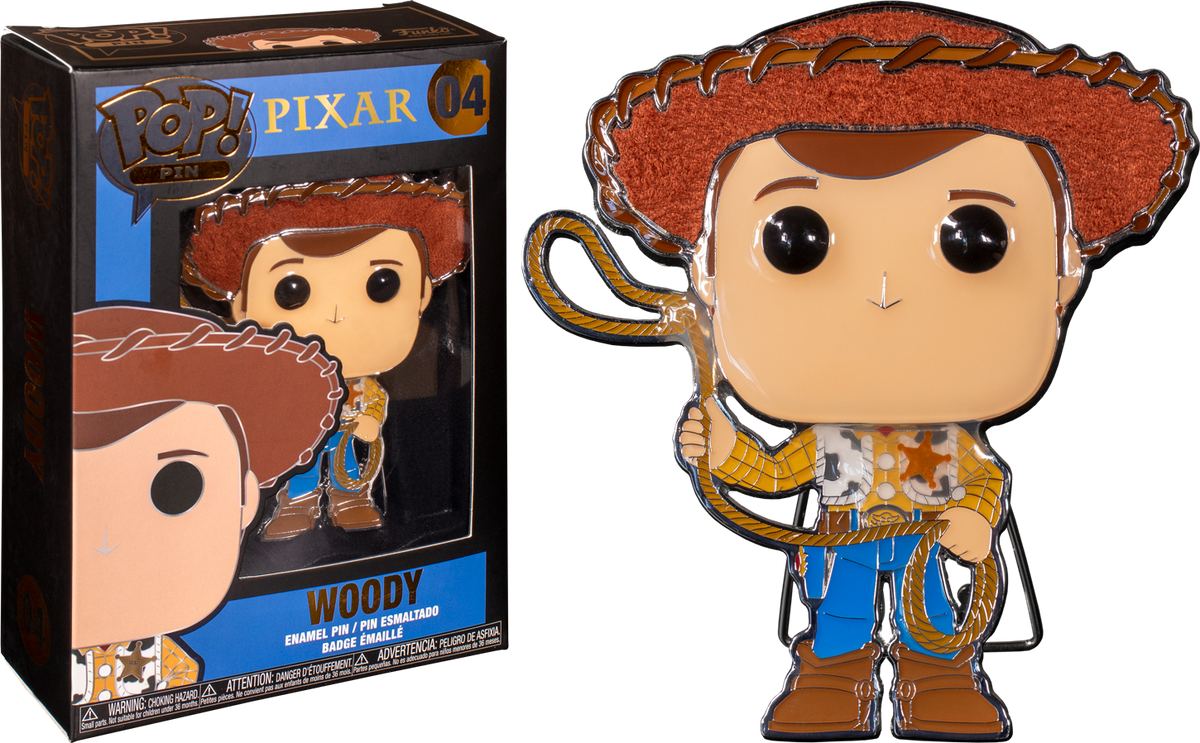 Funko Pop! Toy Story - Woody 4” Enamel Pin #04 - The Amazing Collectables