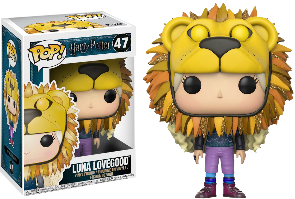 Funko Pop! Harry Potter - Luna Lovegood (Lion Hat) #47 - The Amazing Collectables