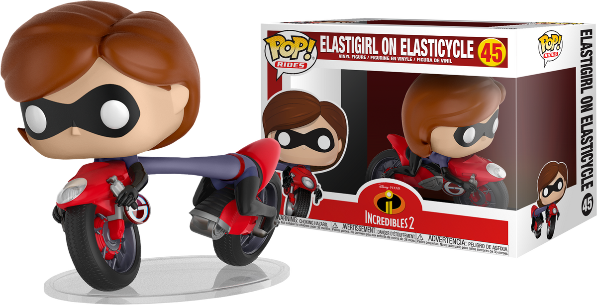 Funko Pop! Incredibles 2 - Elastigirl with Elasticycle #45 - The Amazing Collectables