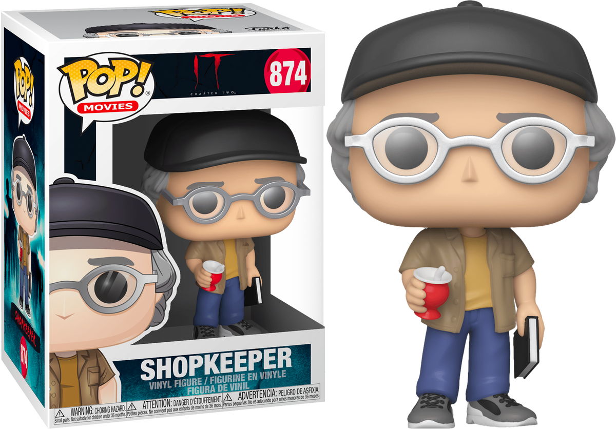 Funko Pop! It: Chapter Two - Stephen King as Shopkeeper #874 - The Amazing Collectables