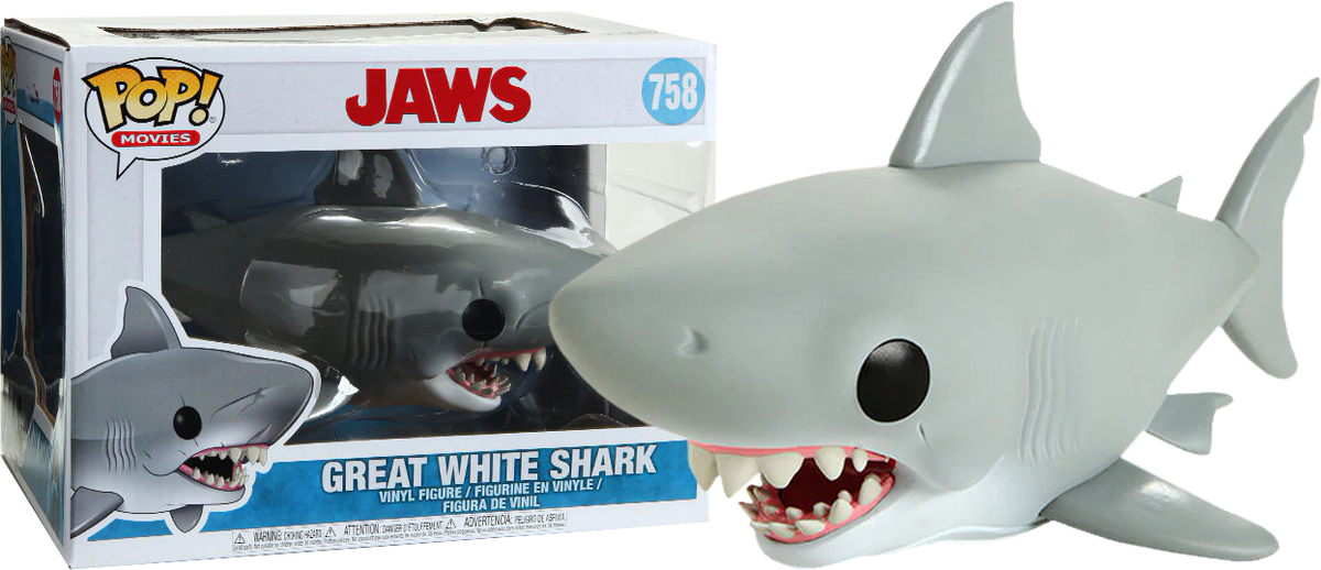 Funko Pop! Jaws - Jaws 6" Super Sized #758 - The Amazing Collectables