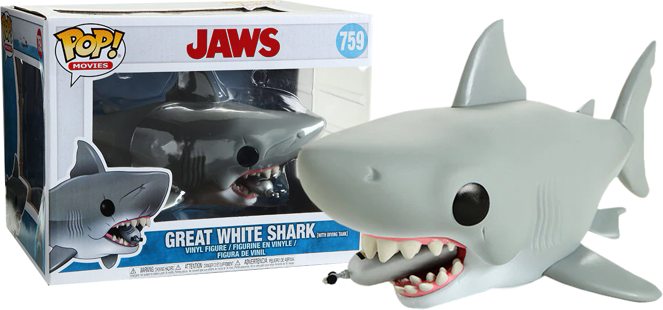 Funko Pop! Jaws - Jaws with Diving Tank 6" Super Sized #759