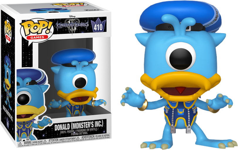 Funko Pop! Kingdom Hearts 3 - Donald Monster's Inc.#410 - The Amazing Collectables