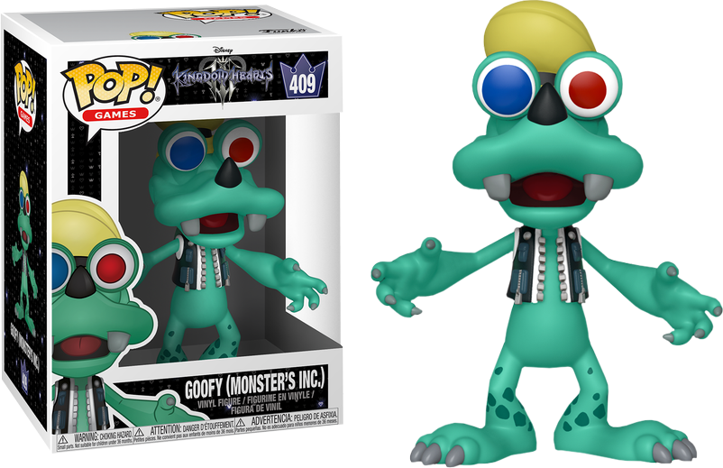 Funko Pop! Kingdom Hearts III - Goofy Monster's Inc. #409 - The Amazing Collectables