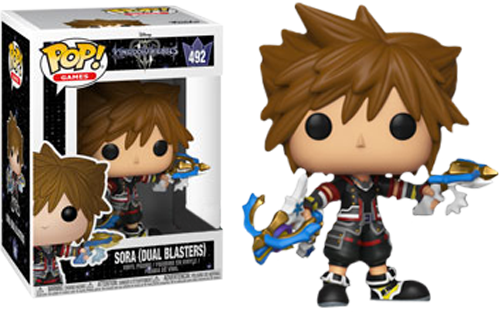 Funko Pop! Kingdom Hearts III - Sora with Dual Blasters  #492 - The Amazing Collectables