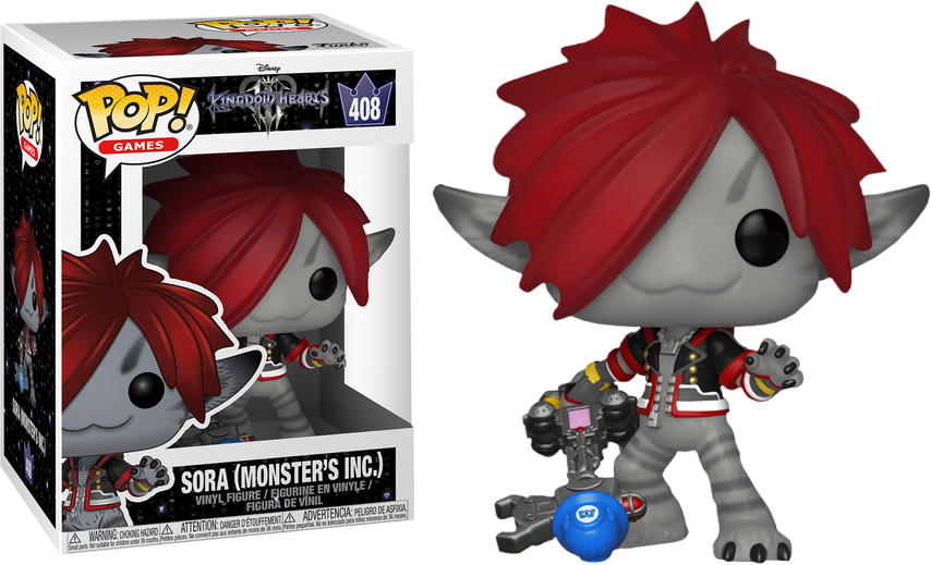 Funko Pop! Kingdom Hearts III - Sora Monster's Inc. #408 - The Amazing Collectables