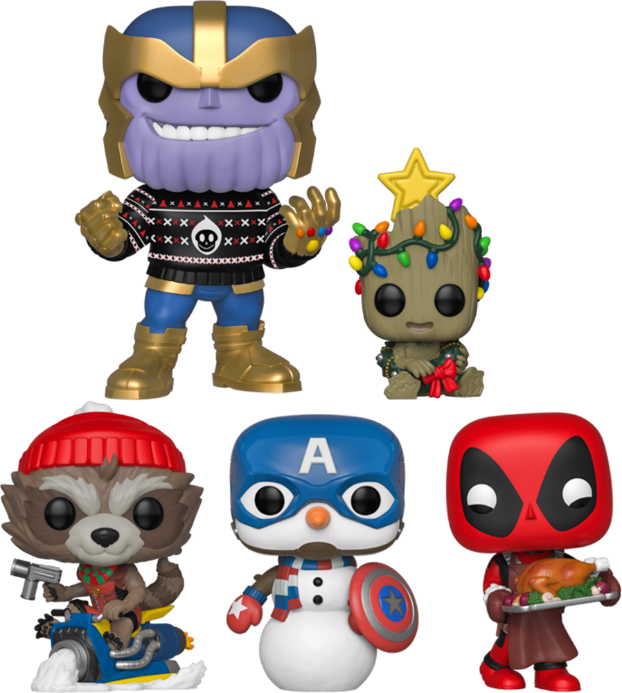 Funko Pop! Guardians Of The Galaxy - Rocket Raccoon on Snowmobile Christmas Holiday - The Amazing Collectables