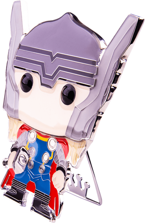 Funko Pop! The Avengers - Thor 4” Enamel Pin - The Amazing Collectables