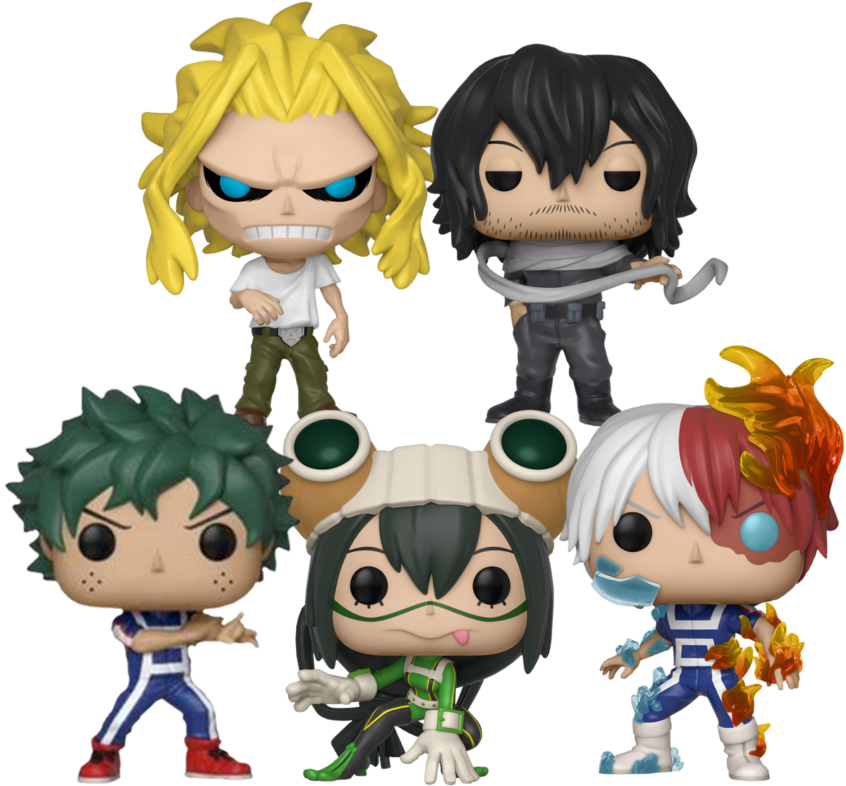 Funko Pop! My Hero Academia - One For All -Vinyl Bundle (Set of 5) - The Amazing Collectables
