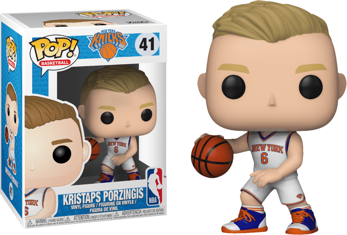 Funko Pop! NBA Basketball - Kristaps Porzingis New York Knicks #41 - The Amazing Collectables
