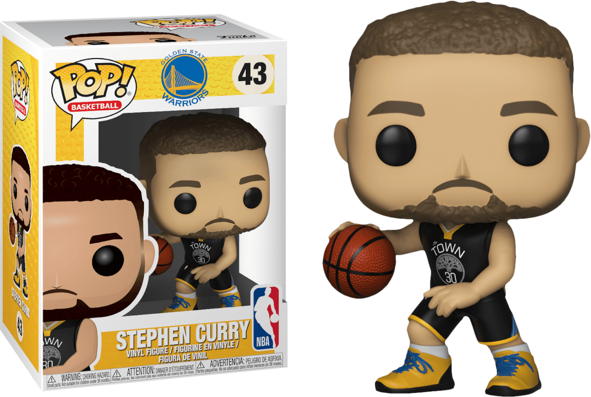 Funko Pop! NBA Basketball - Stephen Curry Golden State Warriors #43 - The Amazing Collectables