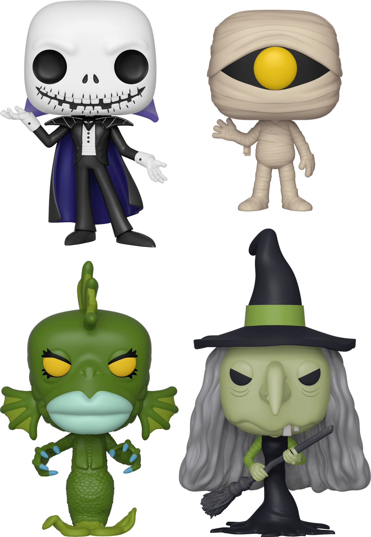 Funko Pop! The Nightmare Before Christmas - The Witch Is Back - Bundle (Set of 4) - The Amazing Collectables