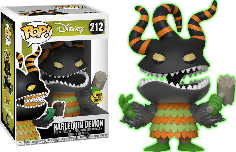 Funko Pop! The Nightmare Before Christmas - Harlequin Demon Glow in the Dark #212 - The Amazing Collectables