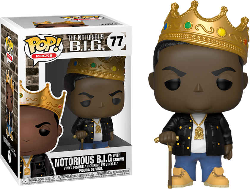 Funko Pop! Notorious B.I.G. - Notorious B.I.G. with Crown #77 - The Amazing Collectables