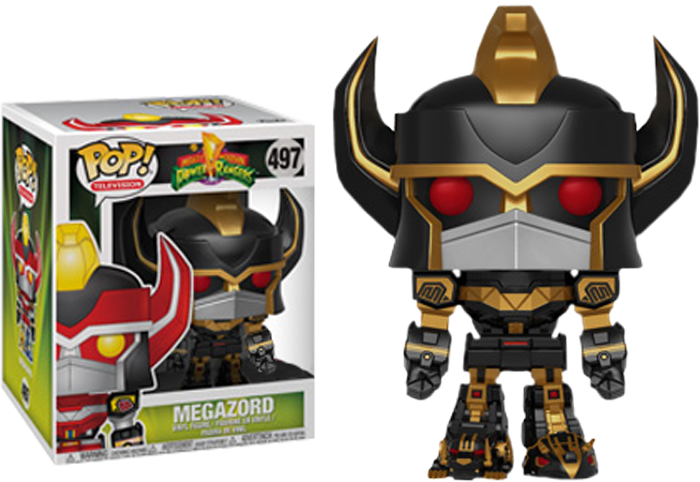 Funko Pop! Power Rangers - Megazord 6” Super Sized Black & Gold #497 - The Amazing Collectables