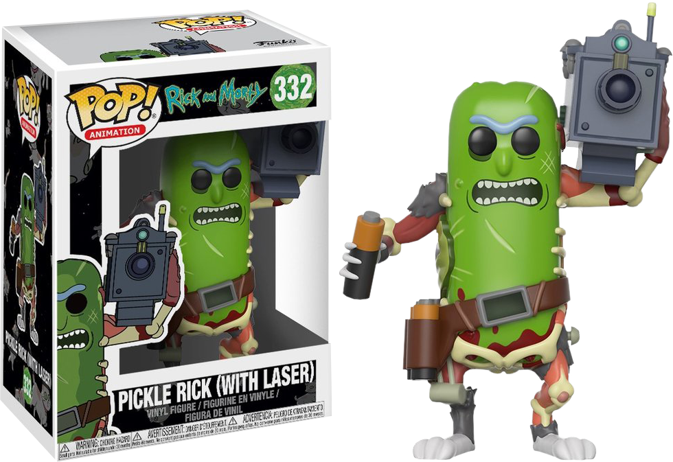 Funko Pop! Rick and Morty - Pickle Rick with Laser #332