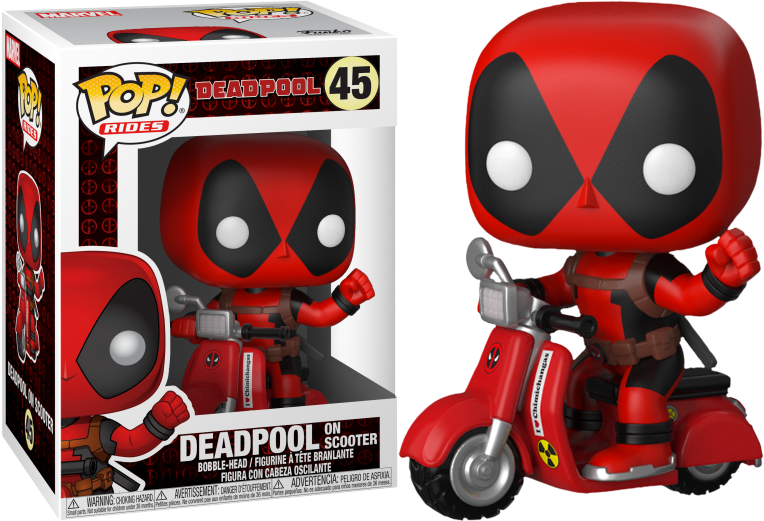 Deadpool Figurine Funko Deadpool Scooter Deadpool Deadpool On 
